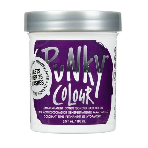 2 X Punky Color Semi Permanent Hair Dye Purple - Picture 1 of 2